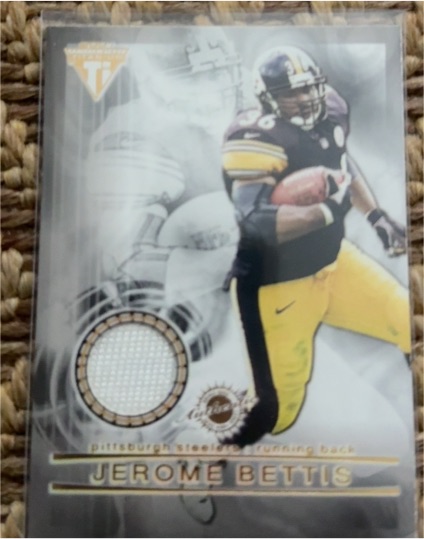 2001 Pacific Private Stock Titanium #115 Jerome Bettis — front