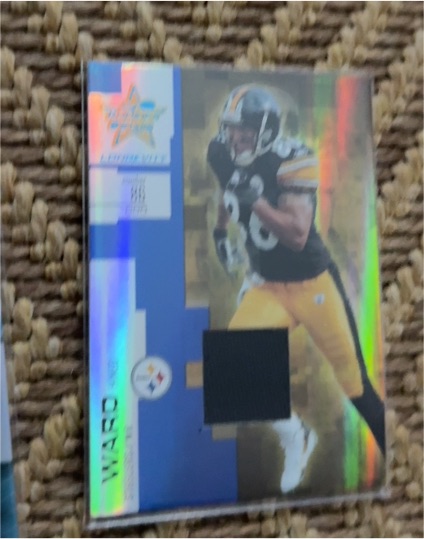 2007 Leaf Rookies & Stars #91 Javon Walker Longevity Parallel Gold Materials — front