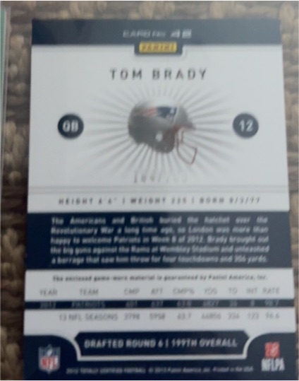 2021 Panini Eclipse #8 Tom Brady — front