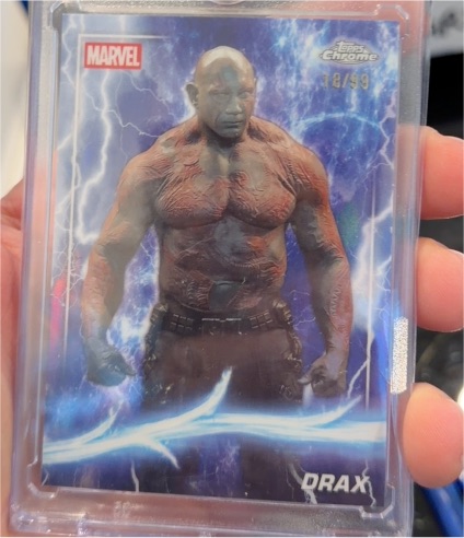 2025 Topps Chrome Marvel Studios #44 Drax — front