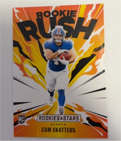 2025 Panini Rookies & Stars Rookie Rush #2 Cam Skattebo — front