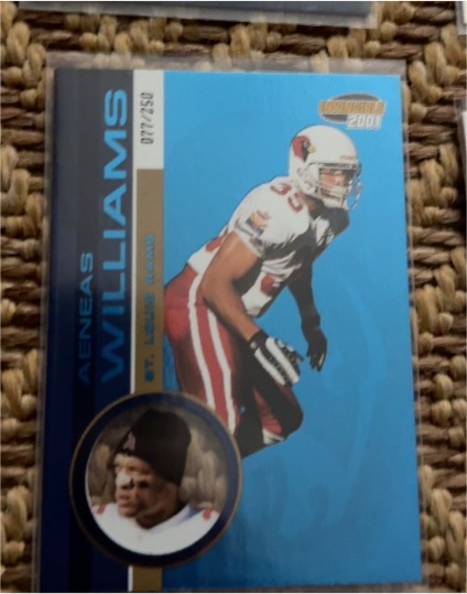 2001 Pacific Invincible #250 Aeneas Williams — front