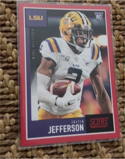 2020 Score #430 Justin Jefferson — front