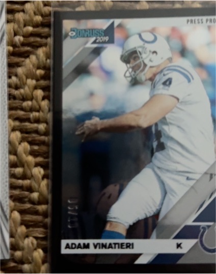 2019 Panini Donruss #117 Adam Vinatieri — front