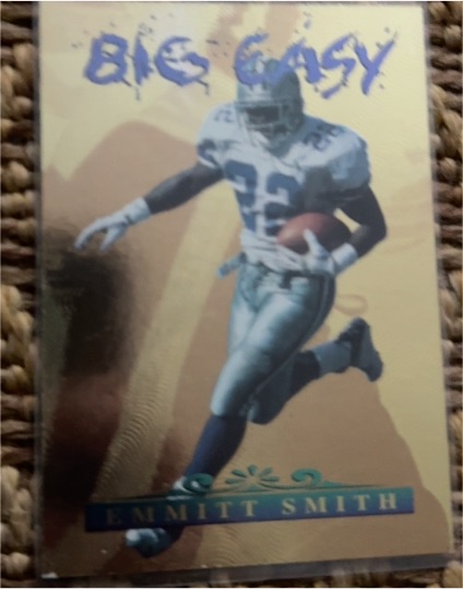1996 Collector's Edge Big Easy #5 Emmitt Smith — front