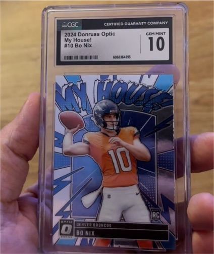 2024 Donruss Optic My House! #10 Bo Nix — front