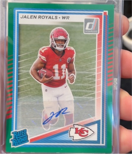 2025 Donruss #321 Jalen Royals — front