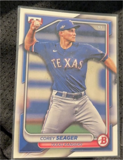 2024 Bowman #24 Corey Seager Texas Rangers — front