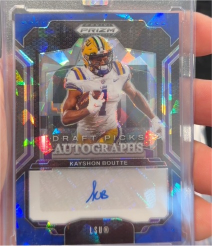 2025 Panini Prizm Draft Picks Autographs #DPA-KSB Kayshon Boutte — front