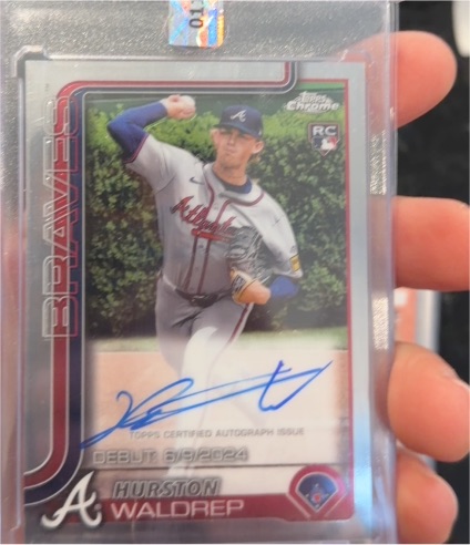 2025 Topps Chrome #RA-HW Hurston Waldrep — front