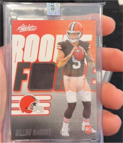 2025 Panini Absolute #RF-DGL Dillon Gabriel Rookie Force — front