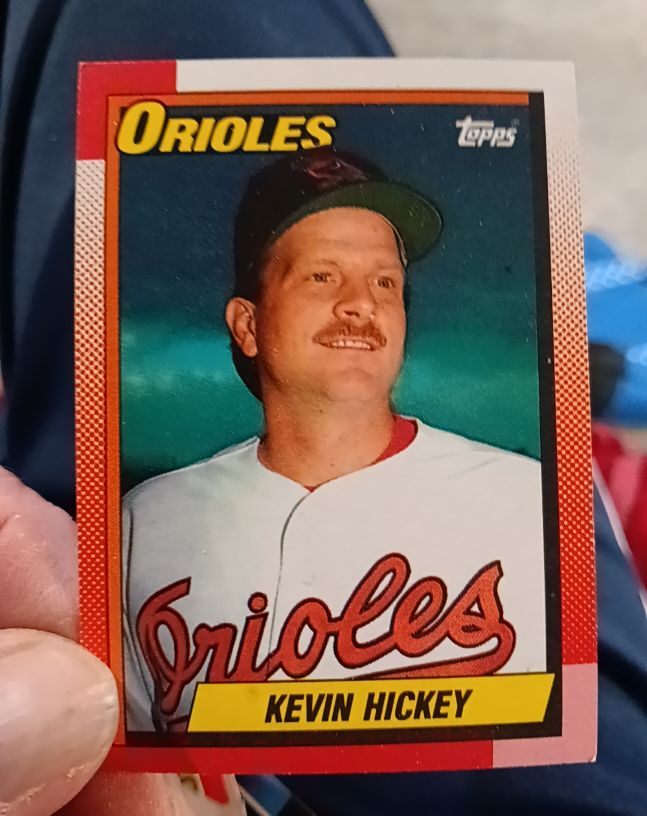 1990 Topps #546 Kevin Hickey — front