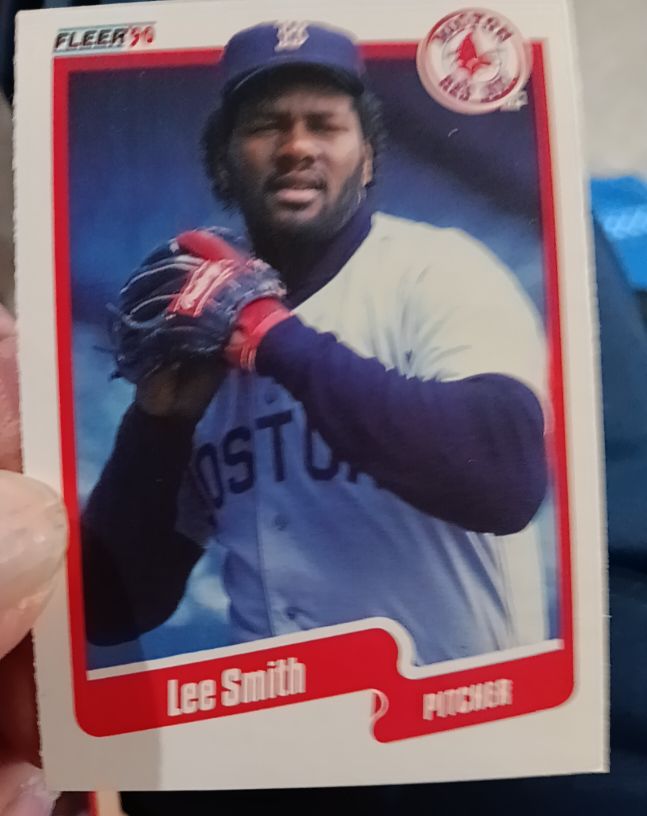 1990 Fleer #287 Lee Smith — front