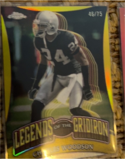 2024 Topps Chrome #LOG-7 Charles Woodson Legends of the Gridiron — front