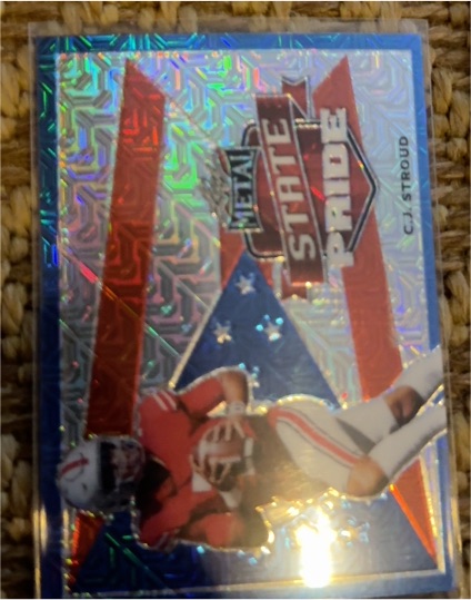 2022 Leaf Metal State Pride #SP-CJS C.J. Stroud — front