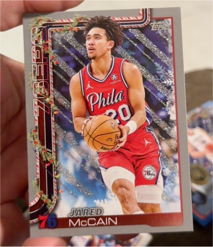 2025-26 Topps Holiday #H20 Jared McCain — front