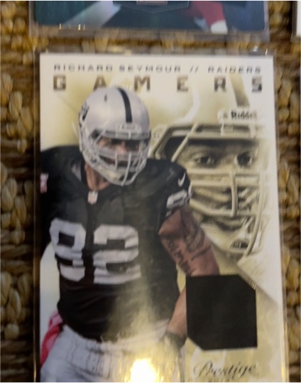 2013 Panini Prestige Gamers #Richard Seymour — front