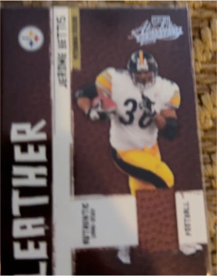 2005 Playoff Absolute Memorabilia Leather #LL-15 Jerome Bettis — front