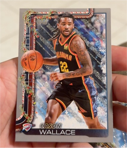 2025-26 Topps Holiday #H94 Cason Wallace — front