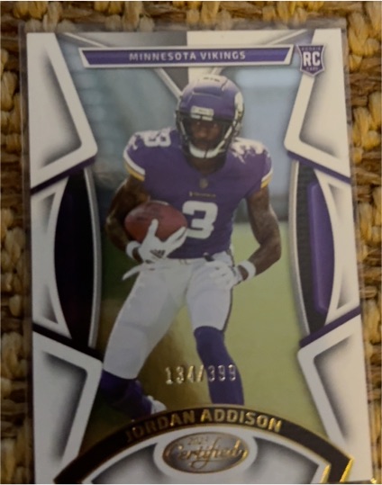 2023 Panini Certified #134 Jordan Addison — front