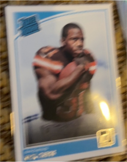 2018 Donruss Rated Rookie #308 Nick Chubb — front