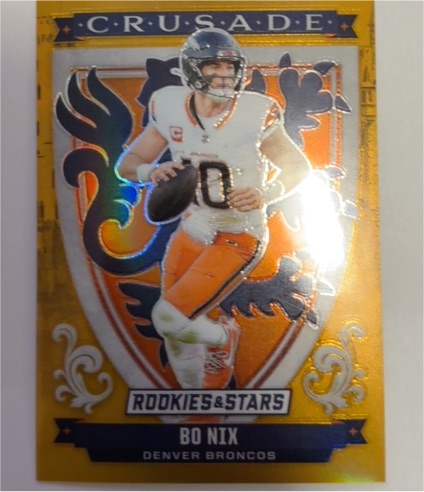 2025 Panini Rookies & Stars Crusade #28 Bo Nix — front