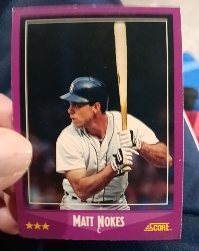 1988 Score #15 Matt Nokes — front