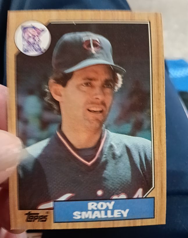 1987 Topps #744 Roy Smalley — front