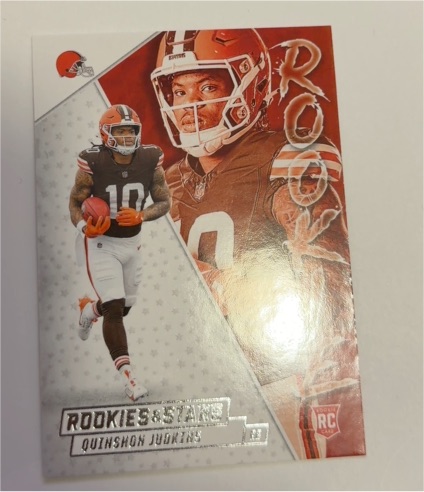 2025 Panini Rookies & Stars #19 Quinshon Judkins Rookie Exclusive — front