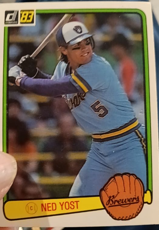 1983 Donruss #458 Ned Yost — front