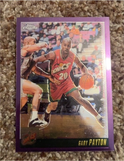 2000-01 Topps Chrome #128 Gary Payton — front