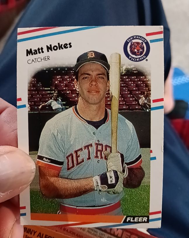 1988 Fleer #66 Matt Nokes — front
