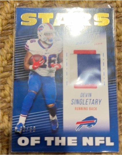 2020 Panini Prestige Stars of the NFL #SN-DS Devin Singletary — front