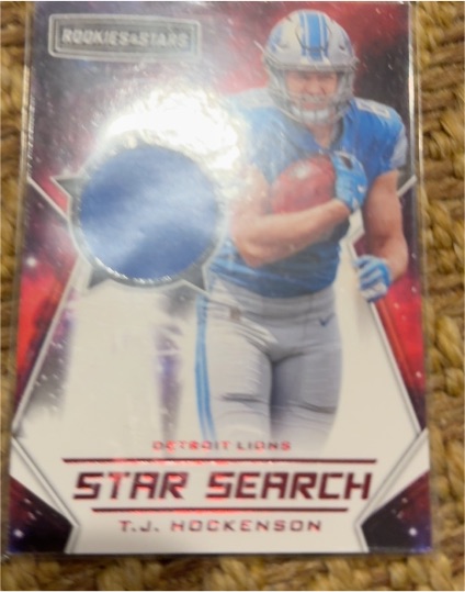 2019 Panini Rookies & Stars Star Search #T.J. Hockenson — front