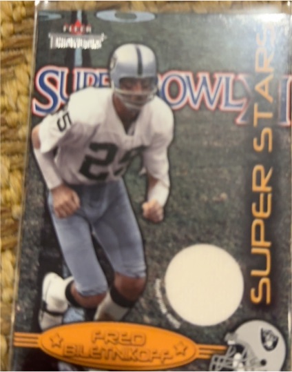 2002 Fleer Throwbacks Super Stars #5 Fred Biletnikoff — front