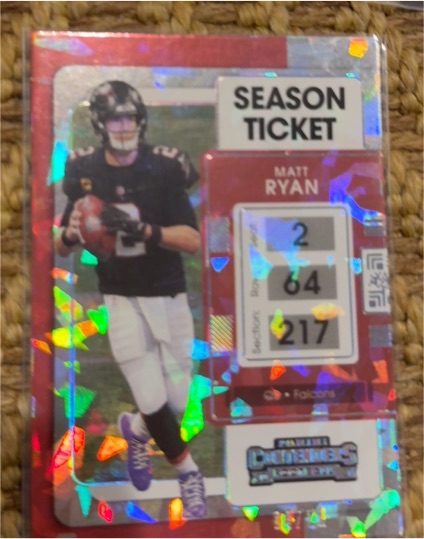 2021 Panini Contenders Season Ticket #4 Matt Ryan — front