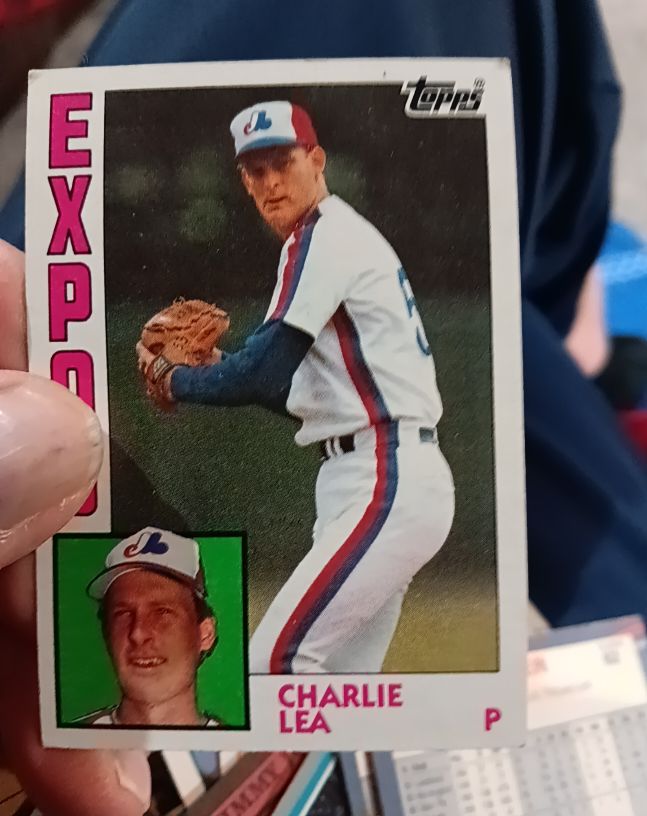 1984 Topps #421 Charlie Lea — front