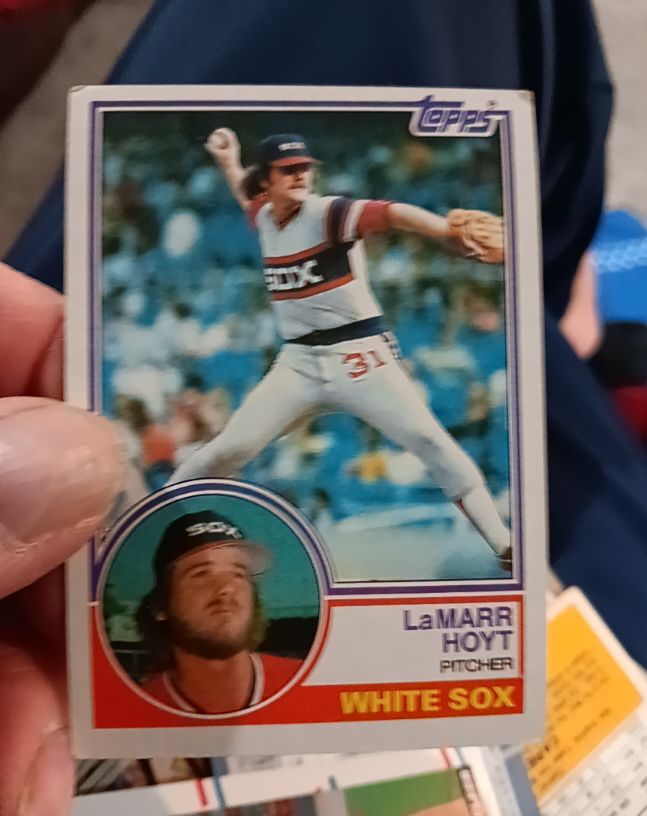 1983 Topps #618 LaMarr Hoyt — front