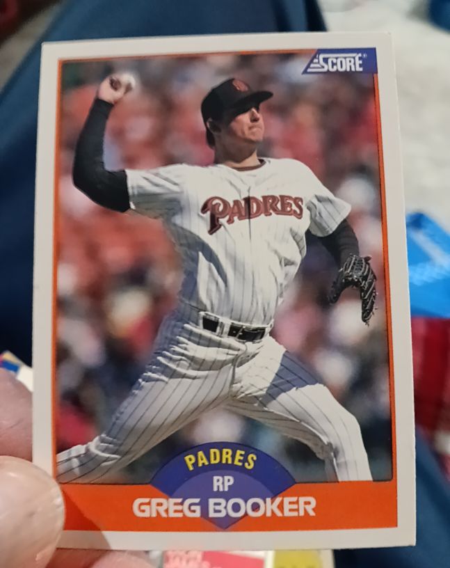 1989 Score #417 Greg Booker — front