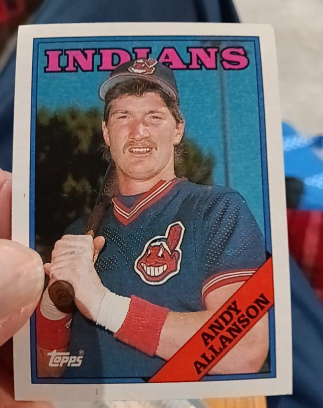 1988 Topps #728 Andy Allanson — front