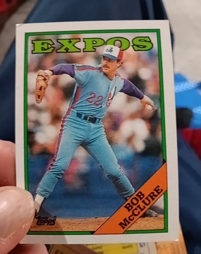 1988 Topps #313 Bob McClure — front
