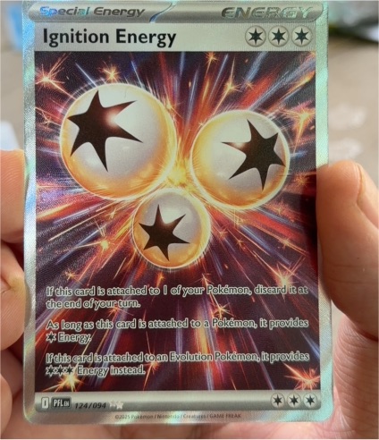 2015 Pokémon Phantasmal Flames #124 Ignition Energy — front
