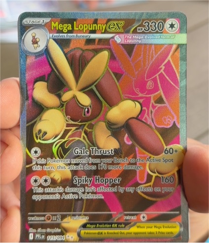 2025 Pokemon Phantasmal Flames #115/094 Mega Lopunny ex — front