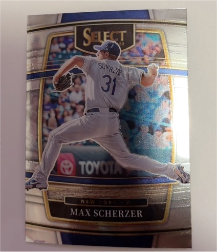 2022 Panini Select #95 Max Scherzer — front