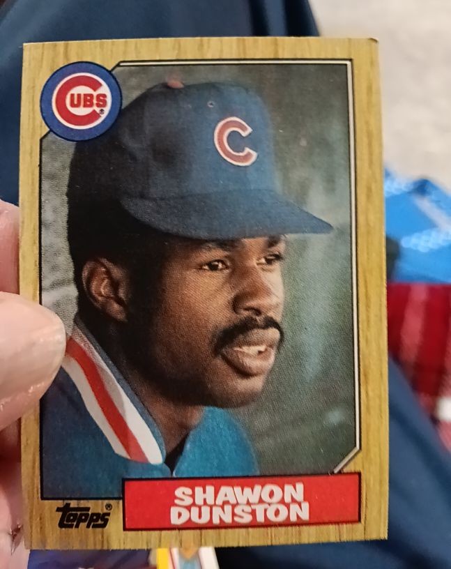 1987 Topps #346 Shawon Dunston — front