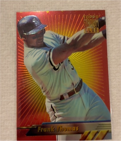 1994 Topps Stadium Club Finest #10 Frank Thomas — front