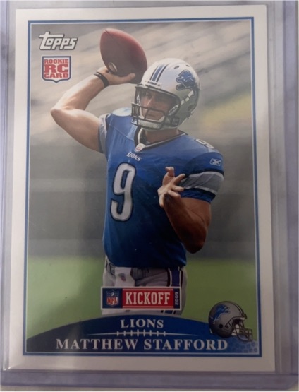 2009 Topps #430 Matthew Stafford RC — front
