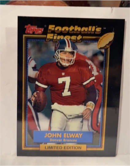 1992 Topps Football's Finest #6 John Elway — front