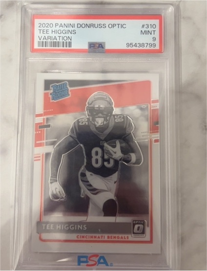 2020 Panini Donruss Optic #310 Tee Higgins — front