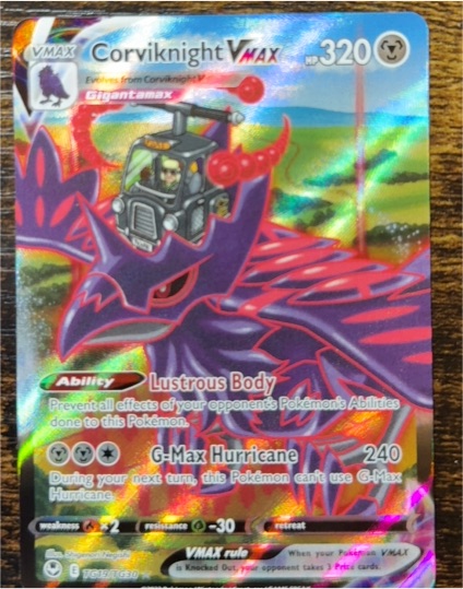 2023 Pokémon Sword & Shield Silver Tempest #TG19/TG30 Corviknight VMAX — front